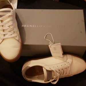 Brunello Cucinelli white lightly worn